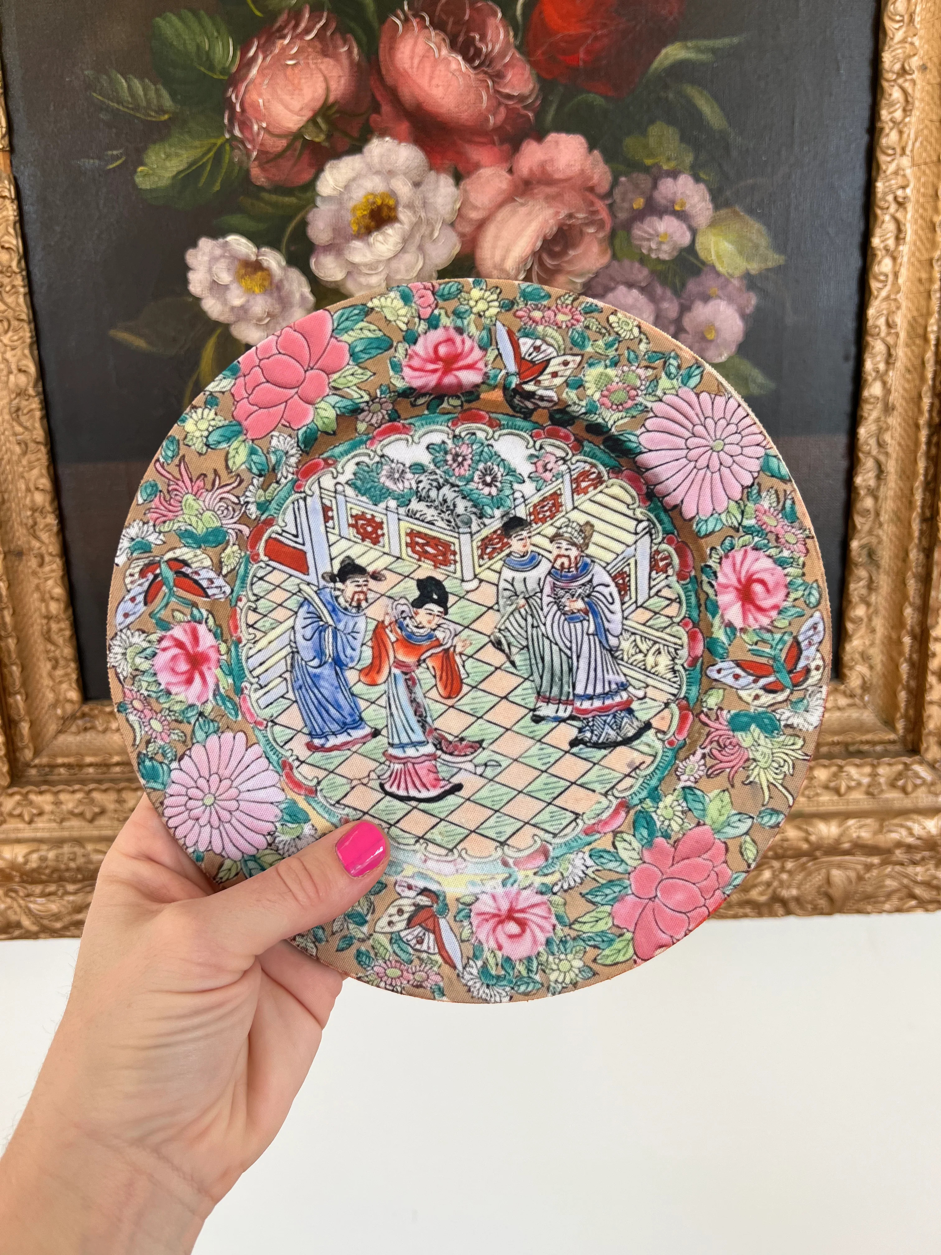 China Plate Grandmillennial Mousepad | Home with Hillary