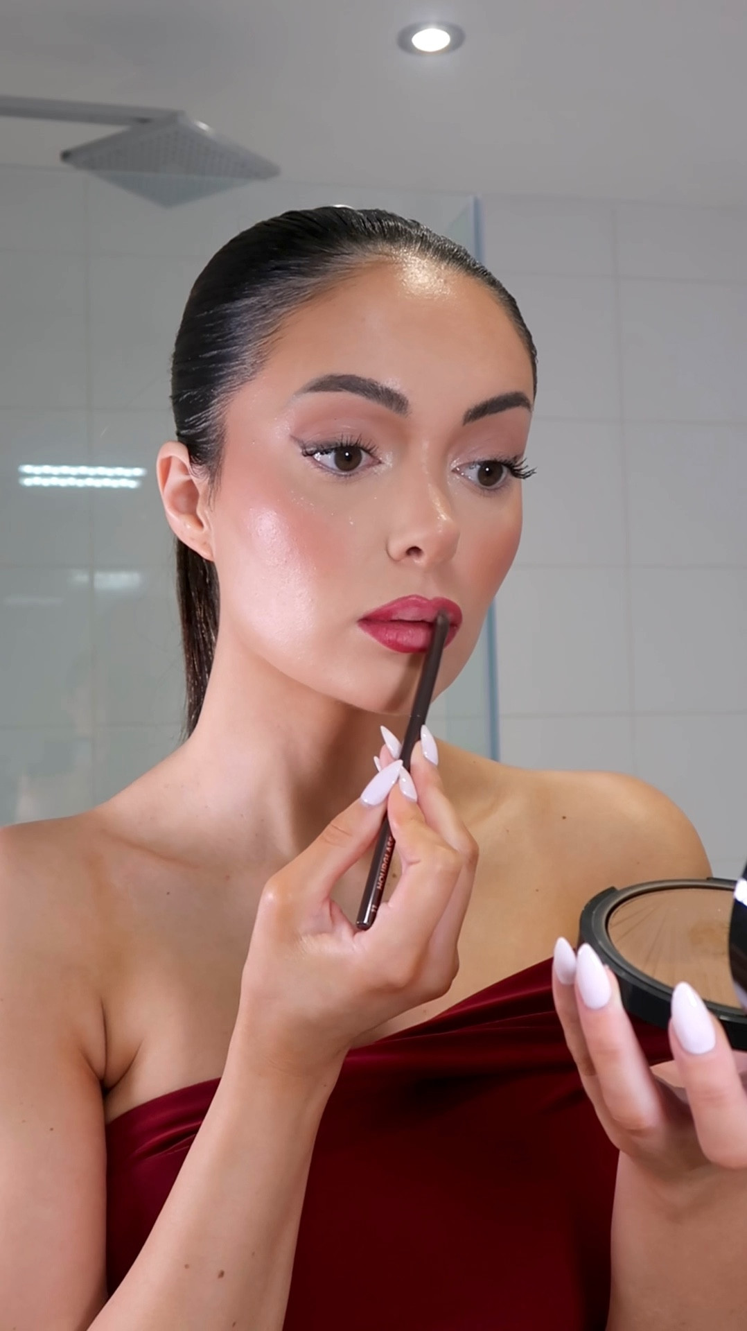 The perfect lip combo for Christmas 💋 

#lipcombo #makeup #liproutine #burgundylips #redlips #redlipstick 

#LTKwinter #LTKbeauty #LTKgiftguide