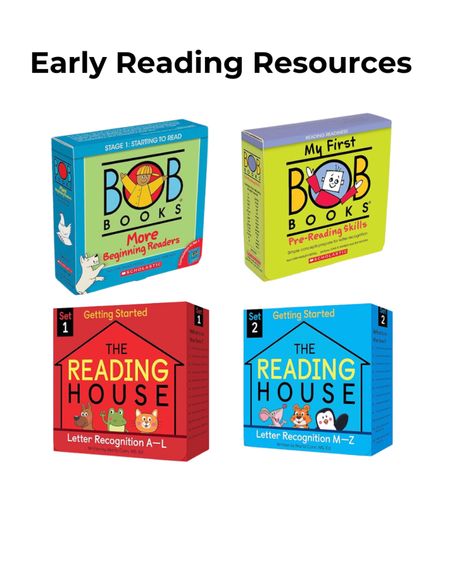 Early reading resources for the beginning reader. Alphabet letter, recognition books.

#LTKkids #LTKfamily