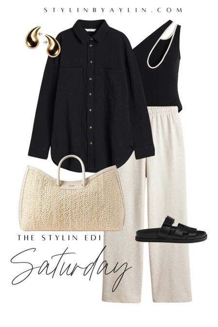 OOTD- Saturday edition, casual style, button up, tote bag #StylinbyAylin #Aylin

#LTKstyletip #LTKfindsunder100 #LTKfindsunder50