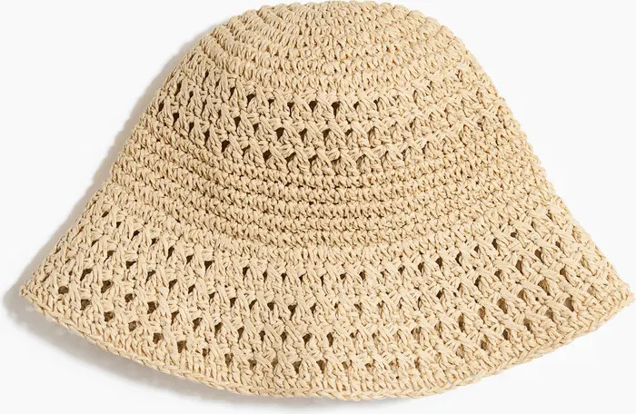 H&M Handmade Straw Bucket Hat | Nordstrom | Nordstrom