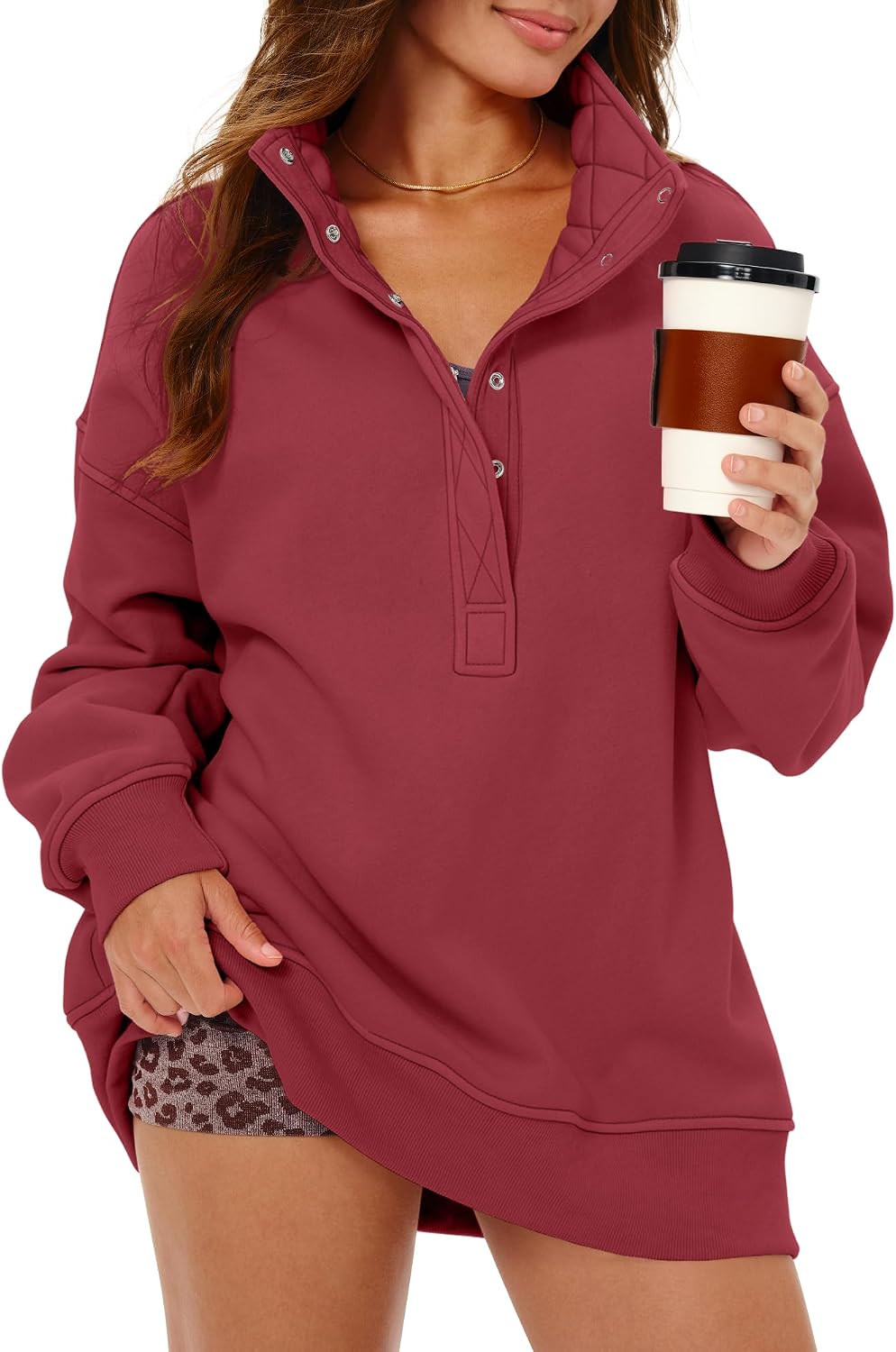 Gacaky Women Oversized Sweatshirts Fashion Pullover Fall Outfits Clothes | Amazon (US)