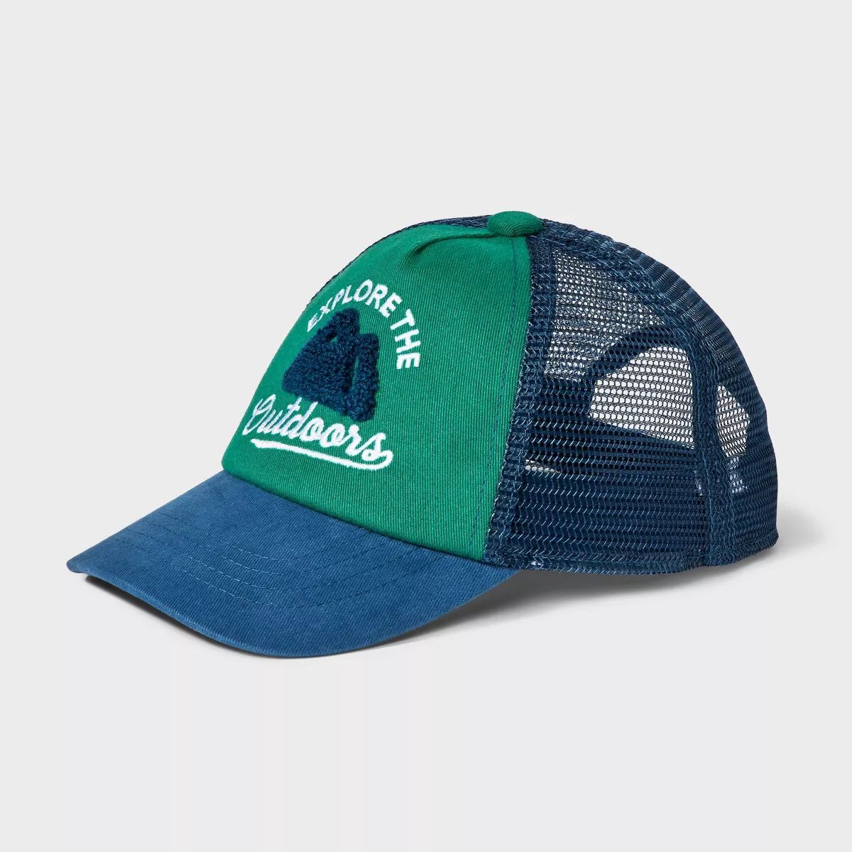 Toddler Boys' Baseball Hat - Cat & Jack™ Blue/Green | Target