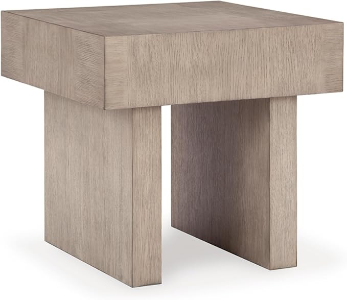Signature Design by Ashley Jorlaina End Table, 26" W x 26" D x 25" H, Light Brown | Amazon (US)