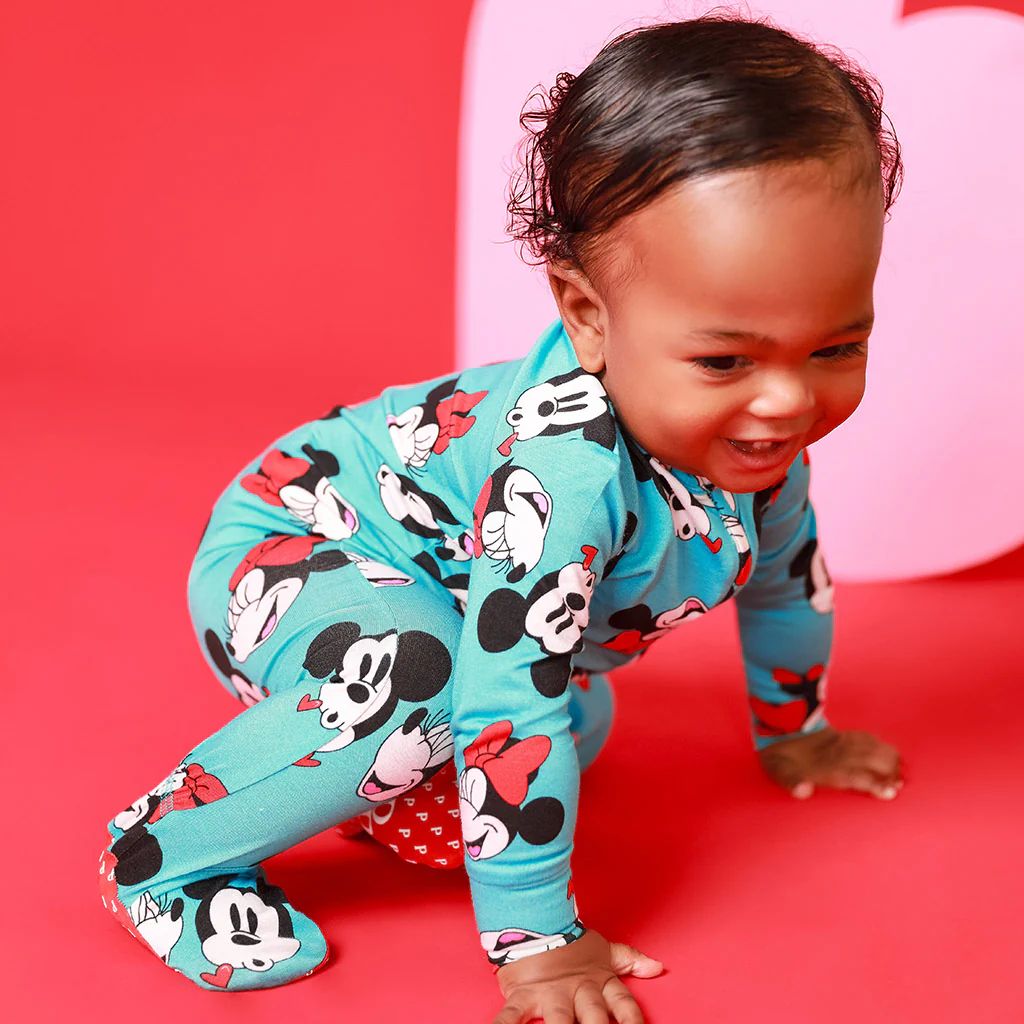 Eternal Loves Blue One Piece Baby Footie Pajamas | Smooches | Posh Peanut