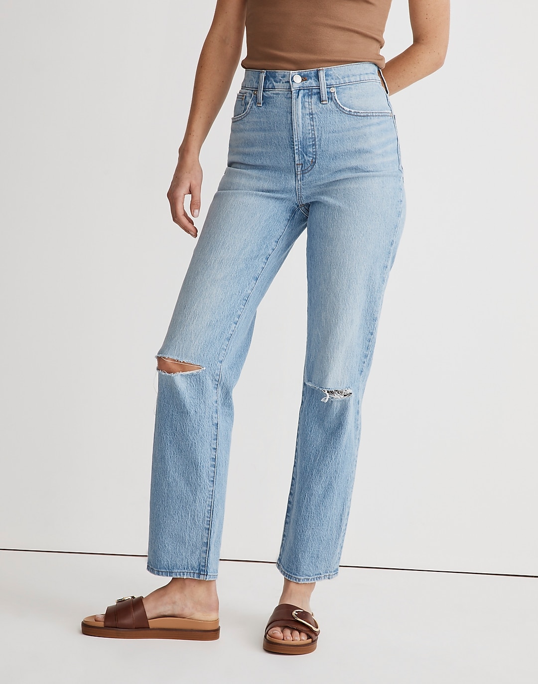 The Perfect Vintage Straight Jean in Westanna Wash | Madewell