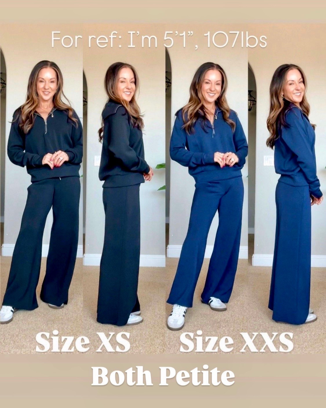 🚨 26% off ALL Spanx code AE25🙌🏻
Also comparing size extra small versus extra extra small on my 5’1”, 107 pound frame. ￼

#LTKPetite #LTKSaleAlert #LTKOver40