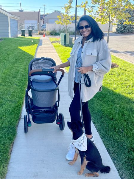Our first family walk! 

Baby stroller, postpartum outfit, athleisure, casual outfit 

#LTKbaby #LTKfamily