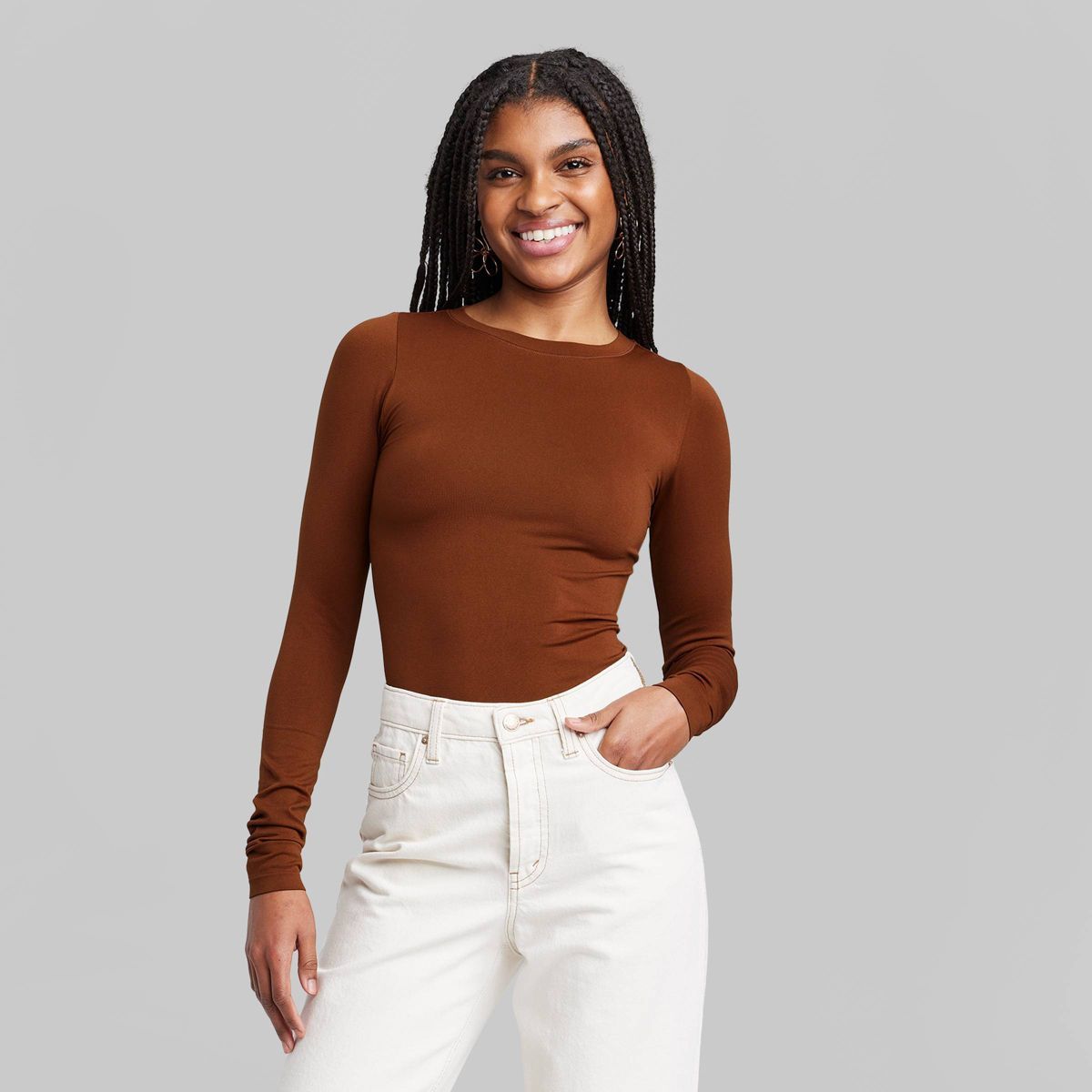 Women's Long Sleeve Seamless Shirt - Wild Fable™ | Target