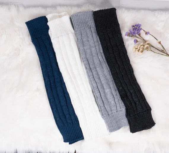 Leg Warmers Knee High Alpaca Wool Blend Super Soft Women | Etsy | Etsy (US)