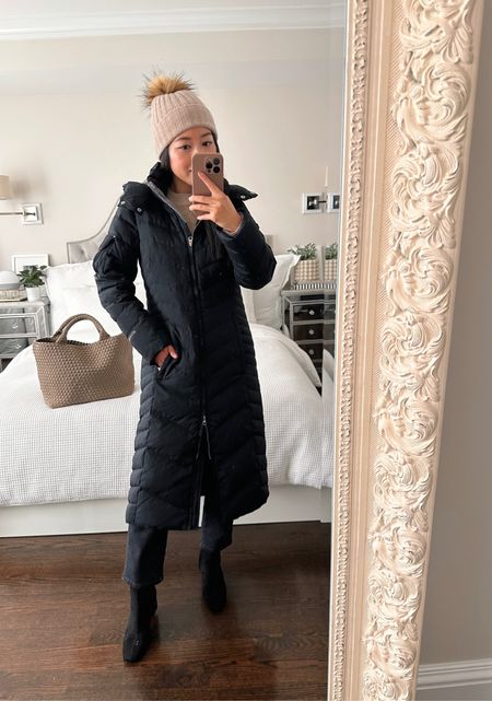 winter puffer coat for petite women // #LTKCyberWeek

•Eddie Bauer coat xs petite
•Quince sweater xs + beanie
•Ann Taylor boots sz 5
•Madewell jeans 24P
•Naghedi bag

#petite

#LTKSeasonal #LTKsalealert