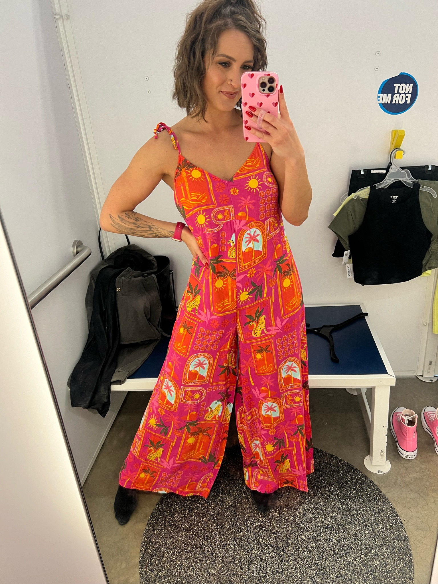 The colors of this jumpsuit are so fun! Perfect for a tropical vacation. Wear as an outfit or swim suit cover up. The straps are adjustable ties  

#LTKswim #LTKSeasonal #LTKsalealert