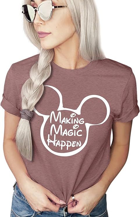 Making Magic Happen | Matching Cute Shirt for Family | Vacation Shirt for Disney | Unisex Sizing | Amazon (US)