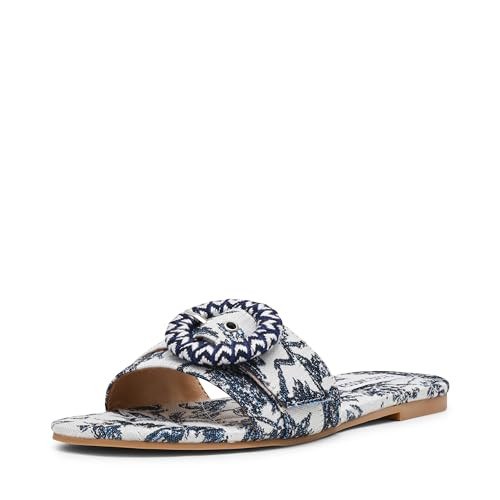 Steve Madden Women's Merla Sandal, Blue Multi, 8 | Amazon (US)