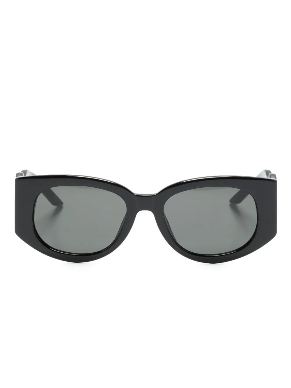 Casablanca Memphis rectangle-frame sunglasses - Black | Farfetch Global