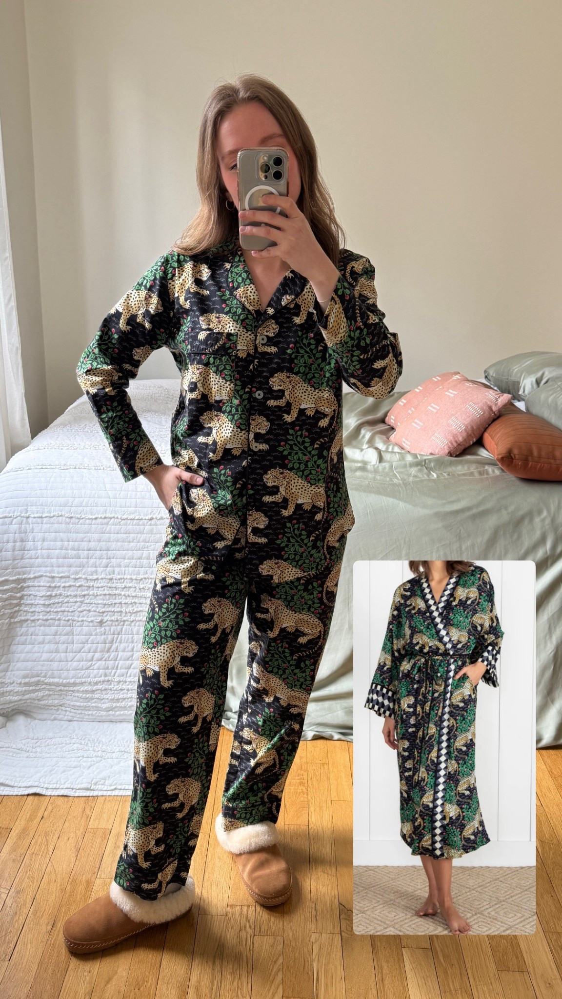 Organic cotton pajamas from
Print fresh! Wearing xs petite. 15% off their website code TWOSCOOPS15

#LTKSaleAlert #LTKPetite