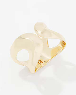 Gold Sculptural Cuff | White House Black Market