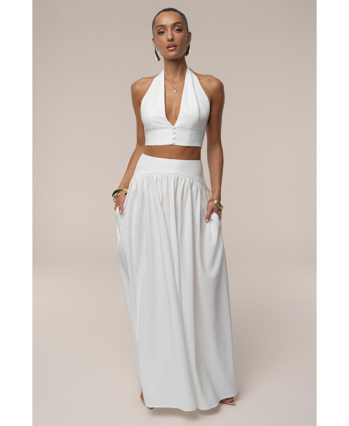 Jluxlabel Women's Haven Skirt Set - Ivory | Macy's