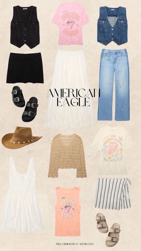 Spring and summer favs from American eagle - on sale now! 

#LTKfindsunder50 #LTKsalealert #LTKfindsunder100