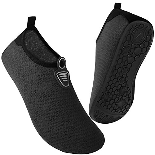 Unisex Water Shoes Quick-Drying Beach Aqua Shoes for Women Men Black Rhombus 7.5-8.5 W/ 6.5-7.5 M US | Amazon (US)