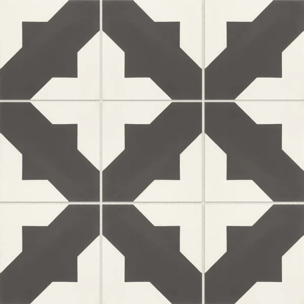 Remy 8" x 8" Cement Patterbed Wall & Floor Tile | Wayfair North America