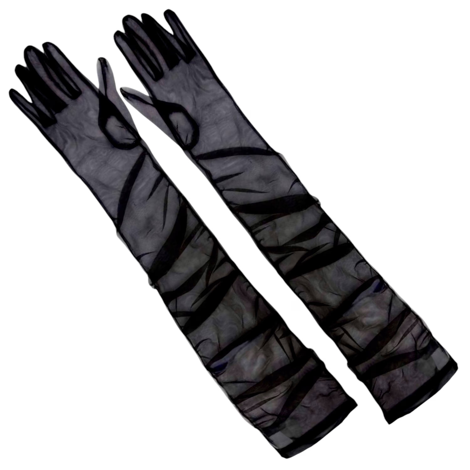 Kylie Tulle Glove- Black | Wolf & Badger