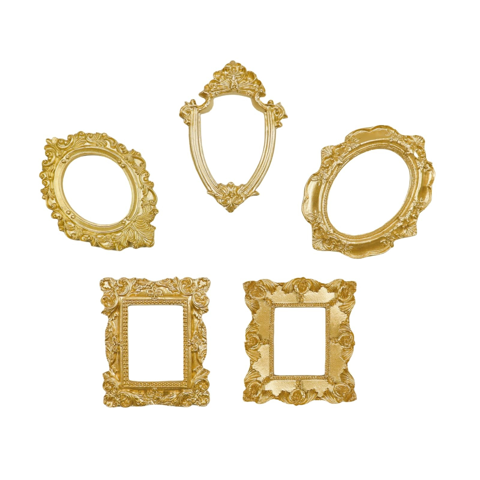 Mini gold frames Mini frame Small Picture Frames Magnetic Picture Frames for Refrigerator Vintage... | Amazon (US)