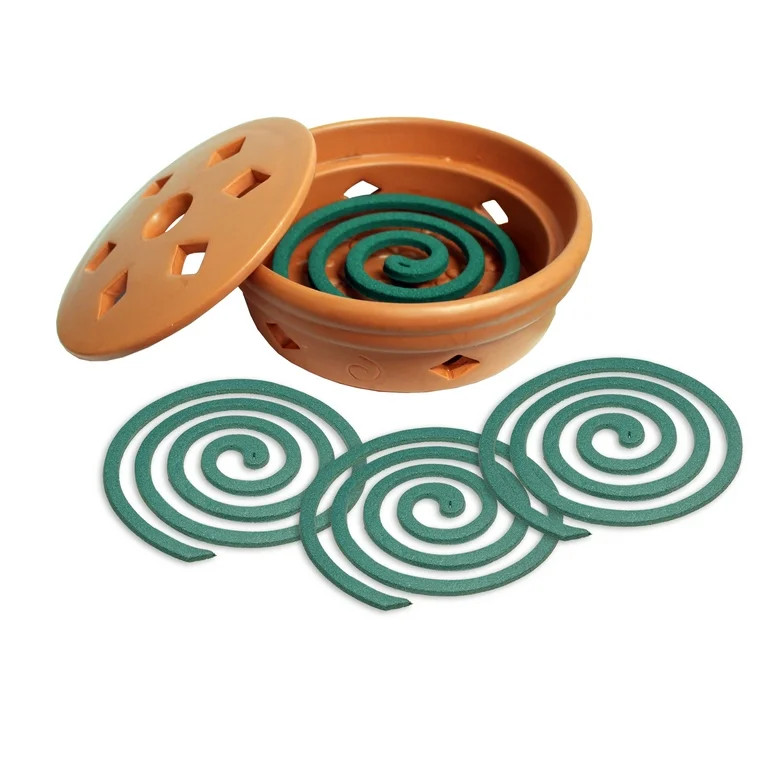 PIC Mosquito Coils with Terra Cotta Burner, Mosquito Repellent, 3 oz, 5 Pc Box | Walmart (US)
