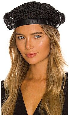 Cult Gaia Dondi Beret in Black from Revolve.com | Revolve Clothing (Global)
