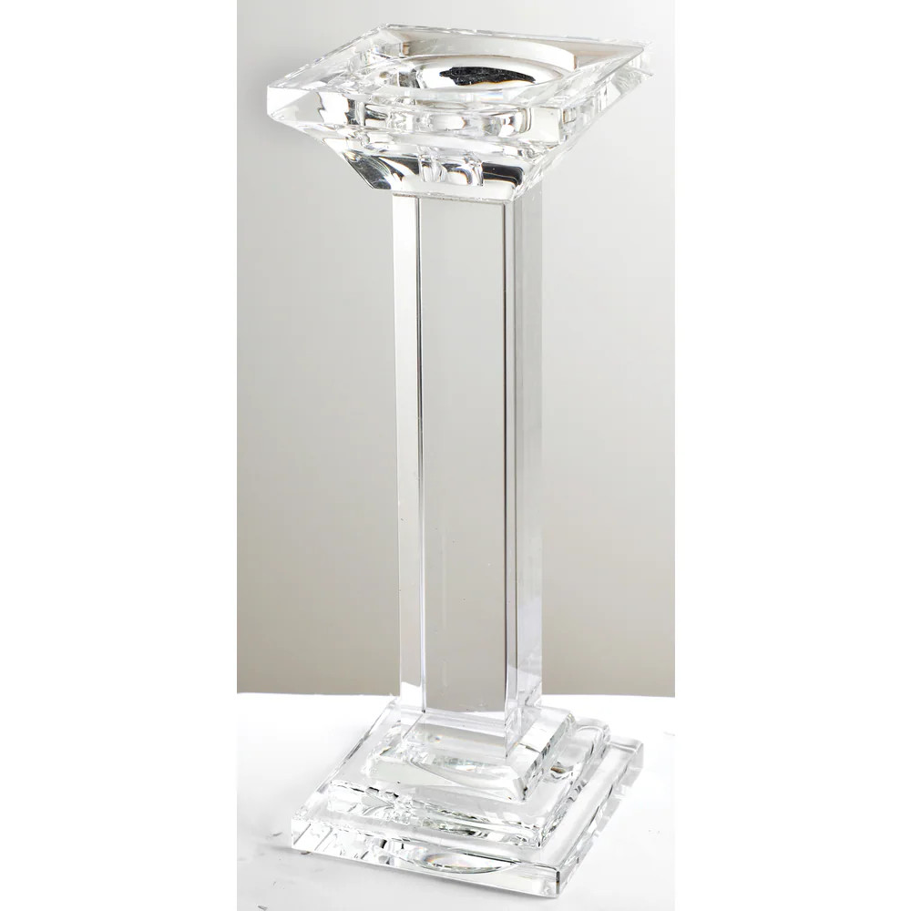 A&B Home Crystal Candle Holder (Clear) | Bed Bath & Beyond
