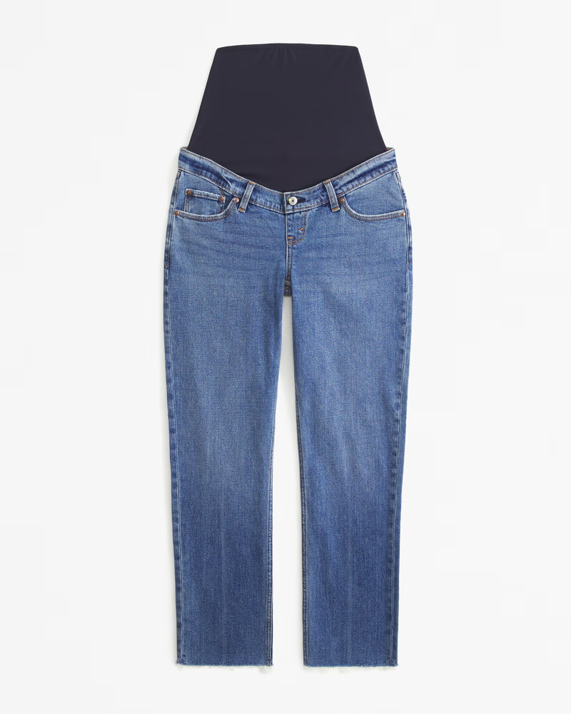 Women's Maternity Baggy Jean | Women's Bottoms | Abercrombie.com | Abercrombie & Fitch (US)