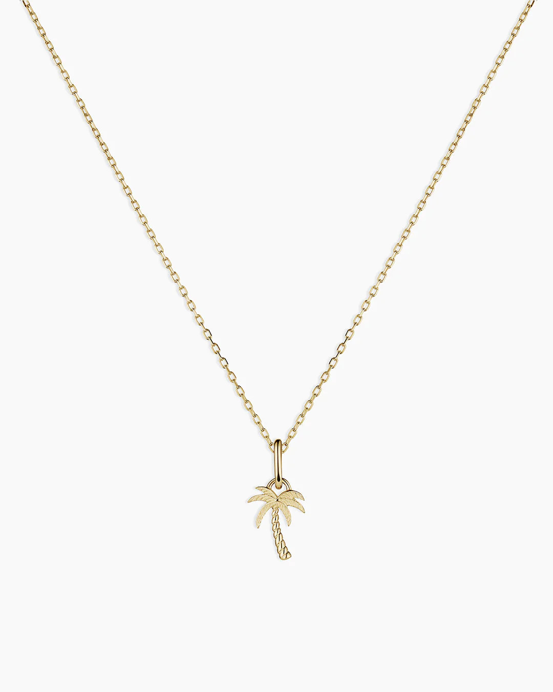 14k Gold Palm Charm Necklace | gorjana