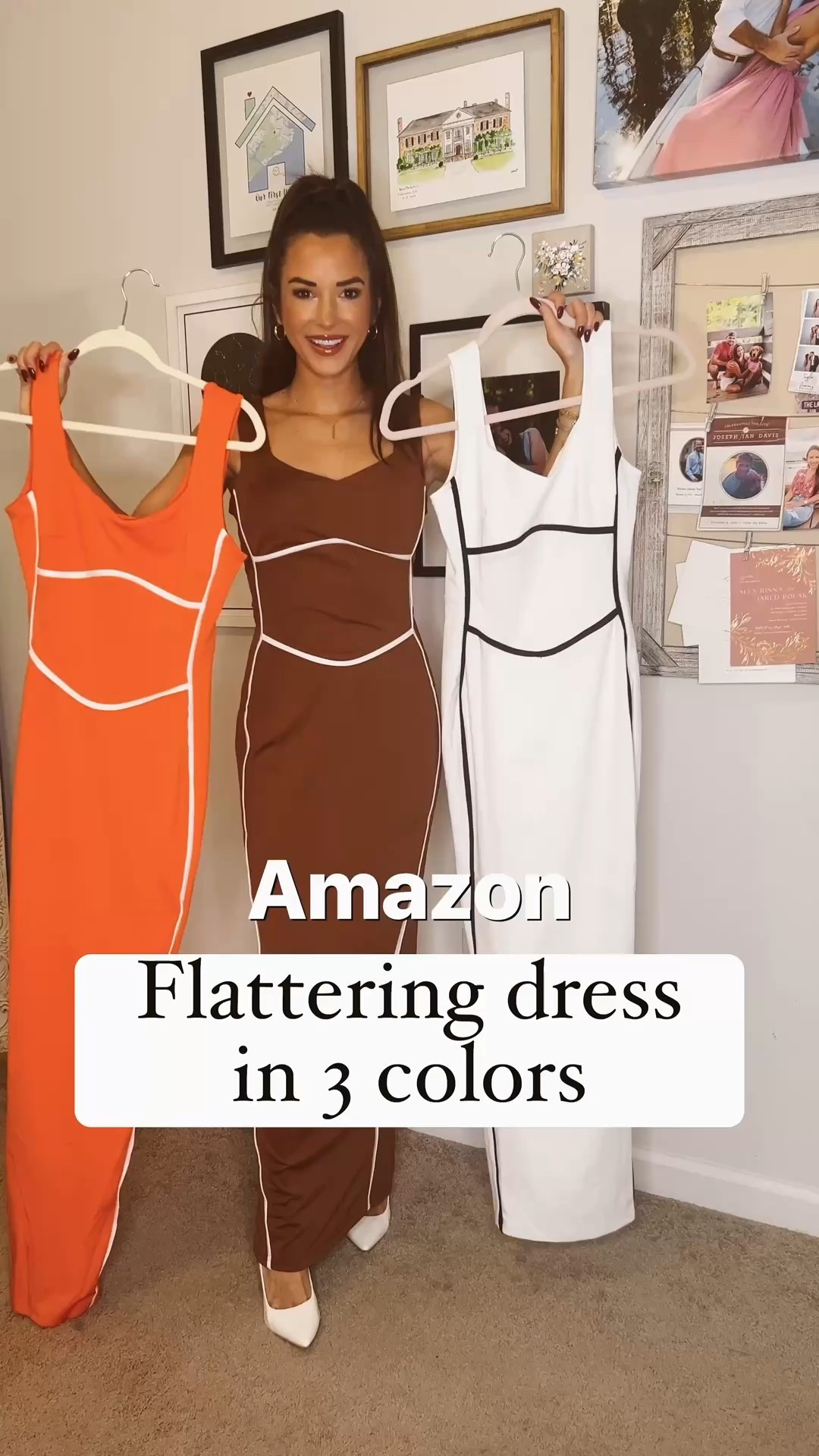 Amazon Lightning Deal ⚡️ This dress was so flattering that I had to try it in multiple colors! Which one is your favorite? 
Wearing Size XS 
•
#amazonfashionfinds #amazonfinds #lookforless #flatteringdress #petitefashion 

#LTKPetite #LTKFindsUnder50