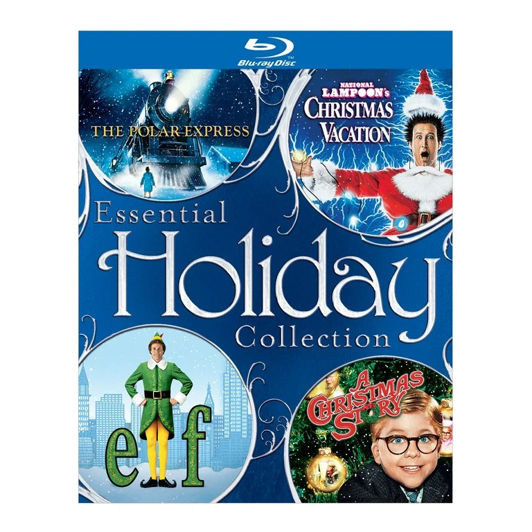 Essential Holiday Collection [Blu-ray] Polar Express, National Lampoon's Christmas Vacation, Elf,... | Walmart (US)