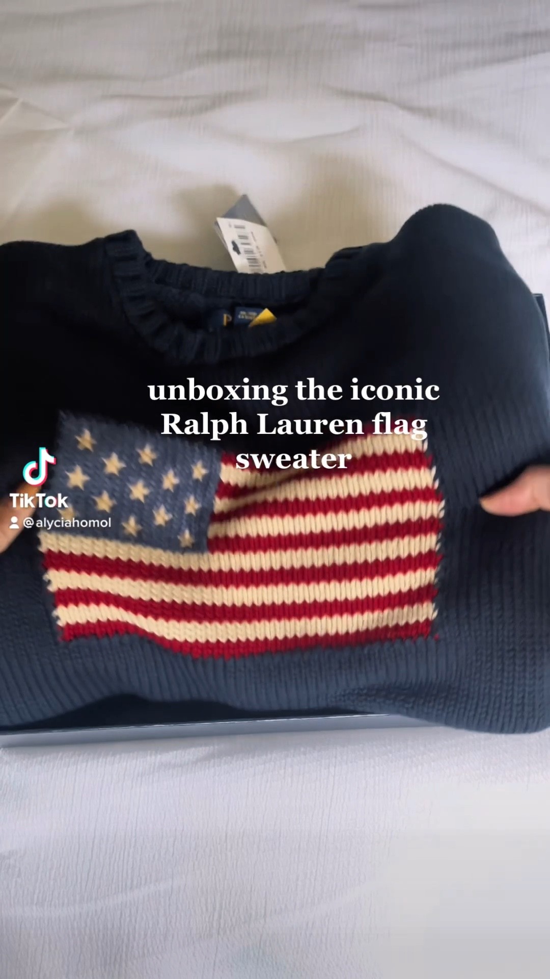 The iconic flag outlet sweater