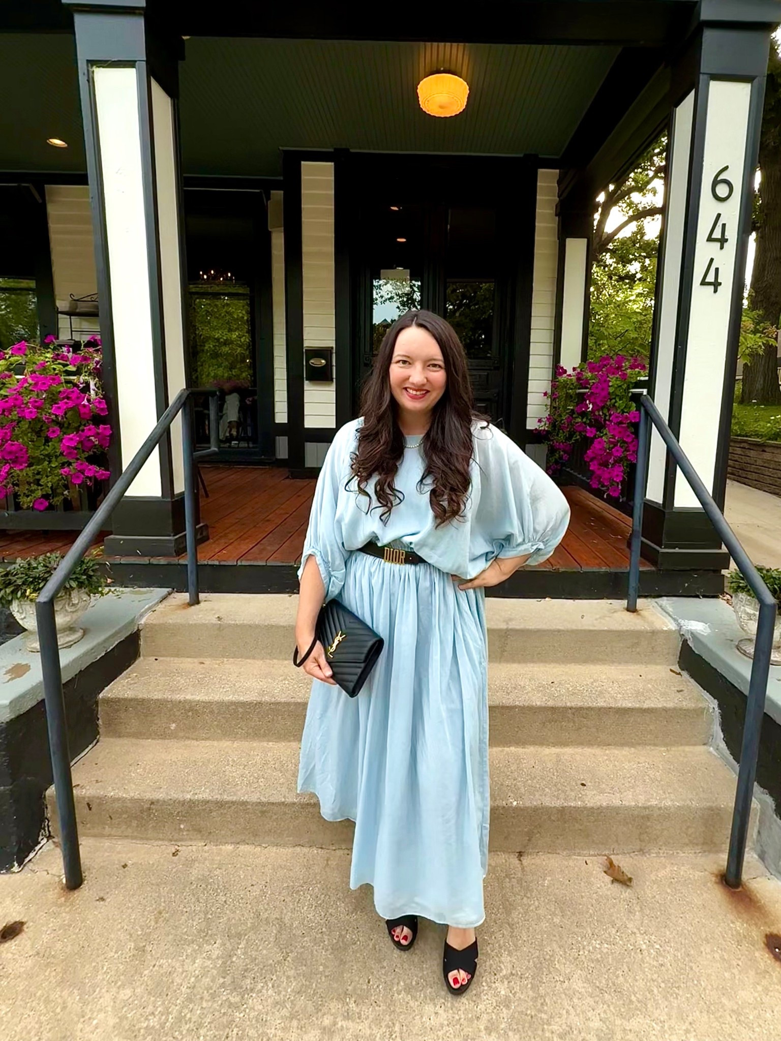 Accessories can elevate any outfit!  Love having a chic clutch for an evening out like this YSL clutch.  Adding a belt to an outfit is another way to easily, instantly elevate an outfit, and it’s okay to mix designers and not have everything matchy-matchy.  This Dior belt is the reversible black to cream - I’ve linked used ones below since Dior isn’t on LTK. 

#LTKStyleTip #LTKItBag #LTKSeasonal