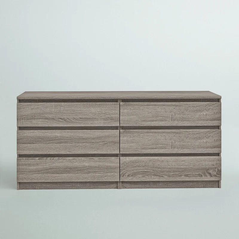 Kepner 6 Drawer 60.55'' W Double Dresser | Wayfair North America