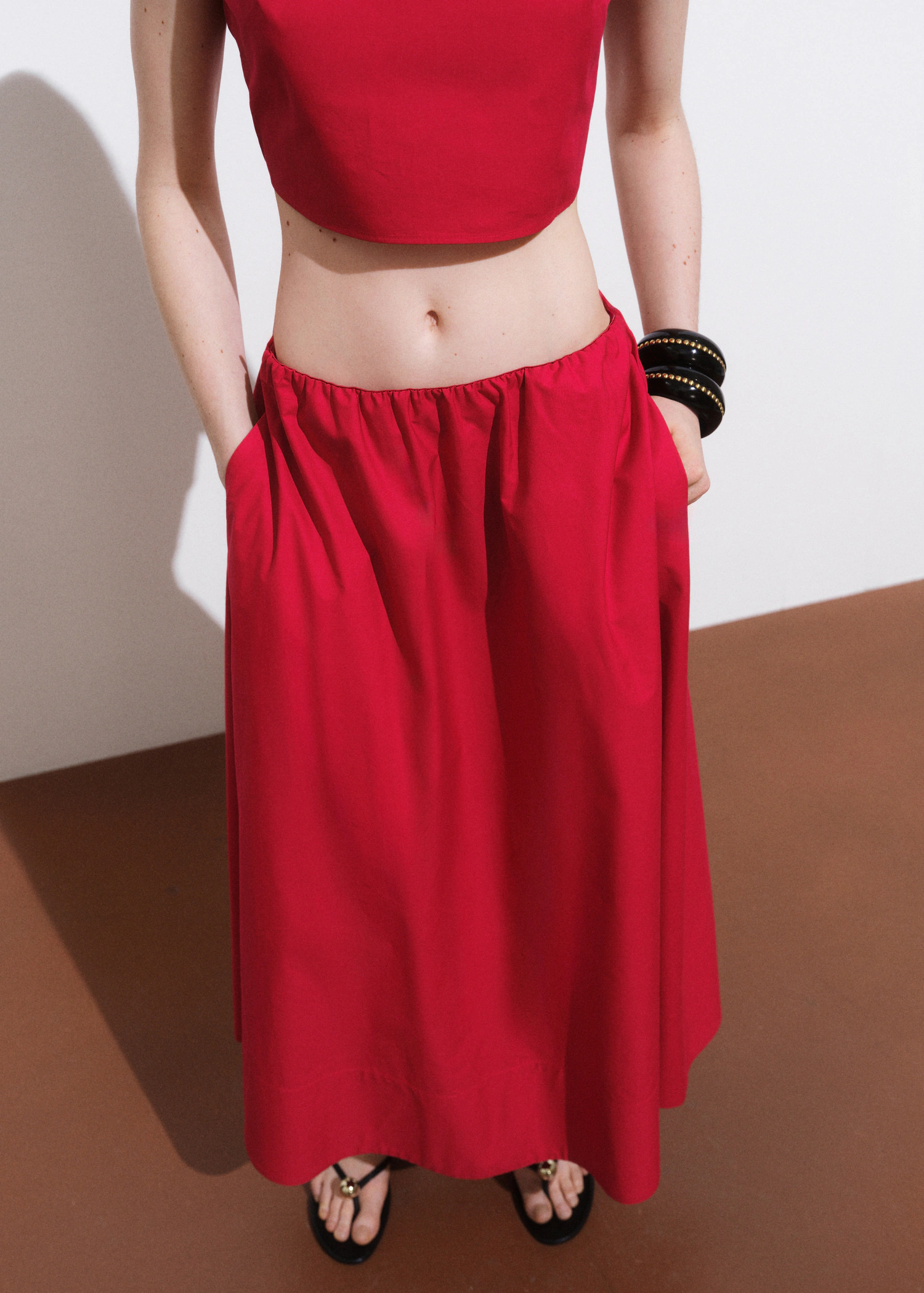 Flared cotton skirt - Women | MANGO USA | Mango (US/MX/AU)