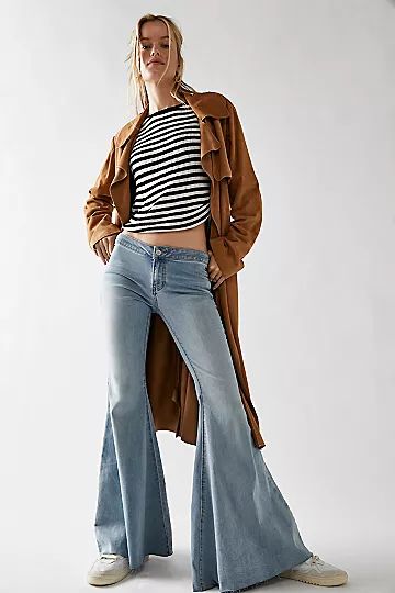 Just Float On Low-Rise Flare Jeans | Free People (Global - UK&FR Excluded)