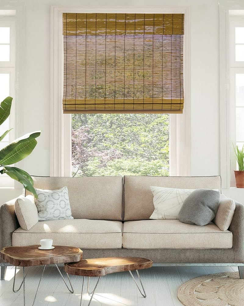 CHICOLOGY Bamboo Blinds , Bamboo Shades , Roman Shades for Windows , Roman Window Shades , Window... | Amazon (US)