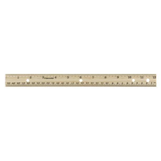 Fiskars 12" Wood Ruler, Inches and Centimeters - Walmart.com | Walmart (US)