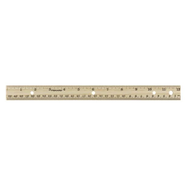 Fiskars 12" Wood Ruler, Inches and Centimeters - Walmart.com | Walmart (US)