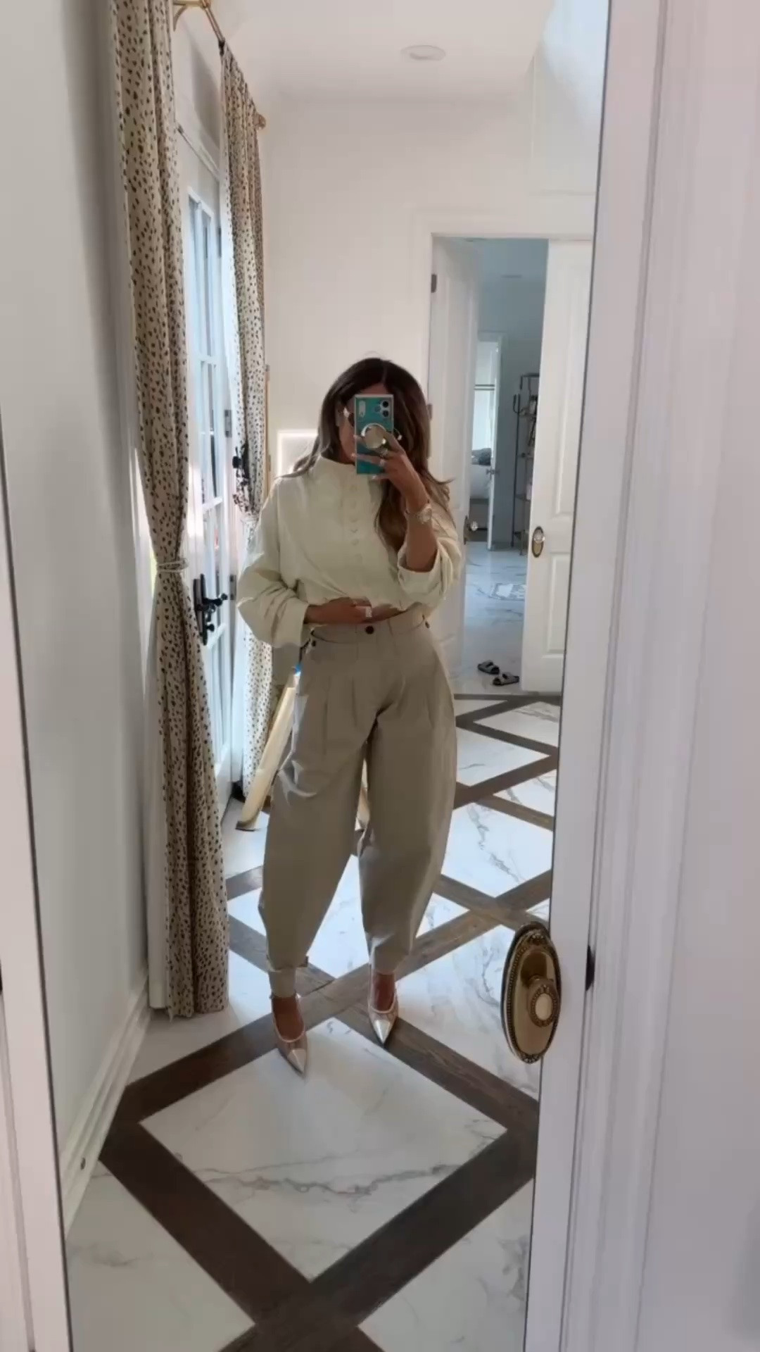 These pants are FUN! Cute business casual outfit for the fall!! Wearing a XS jacket and US 2 in the pants! 

Zara fashion, Zara finds, Target fashion, Target finds, Business casual workwear, Fall outfits women, Teacher outfits, Trouser pants, Nylon jackets, Gemme Beauty, Emily Gemma

#LTKdayinmylife #LTKootd #LTKWorkwear