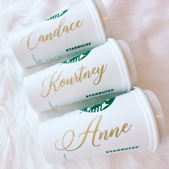 Script Name Starbucks Cup,  Best Friend Gift , Lauren Mackenzie, Personalized Mother's Day | Etsy (US)