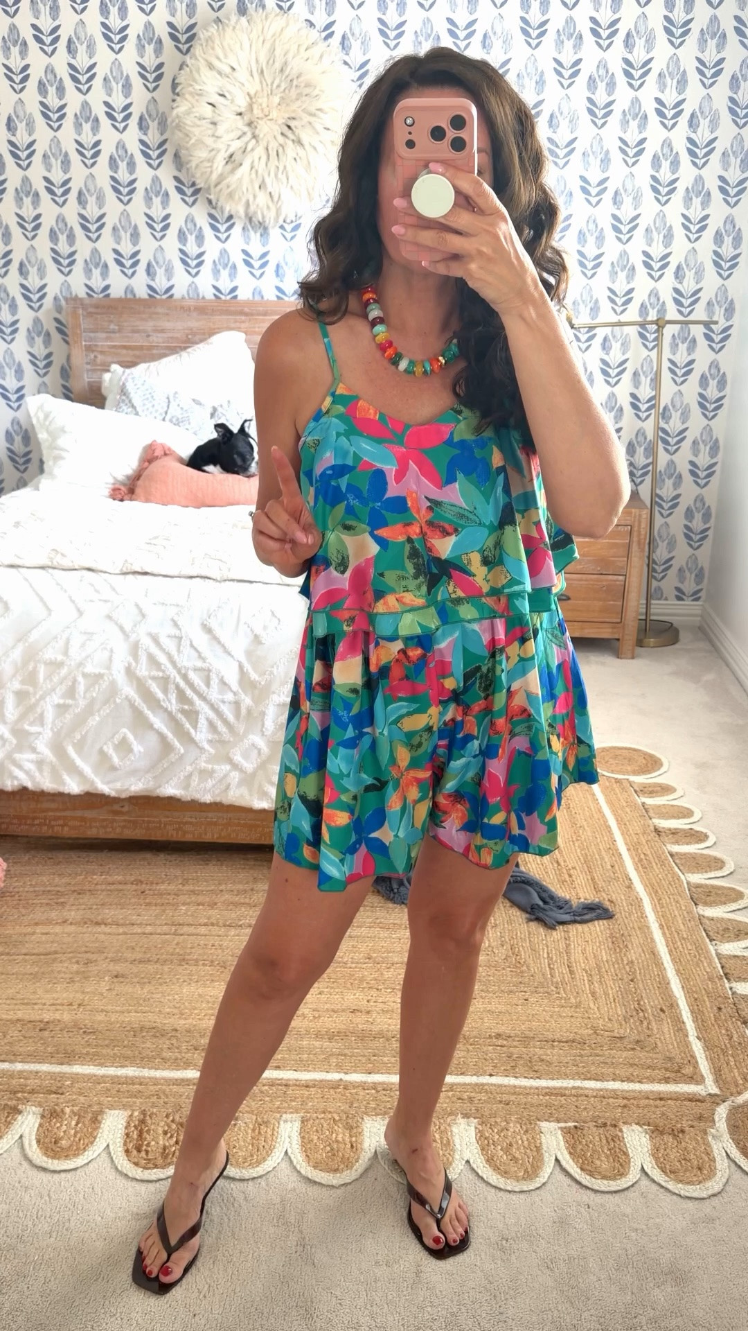 Cutest Amazon romper with adjustable straps! Wearing a medium, 
.
I

#LTKootd #LTKstorytime #LTKSeasonal