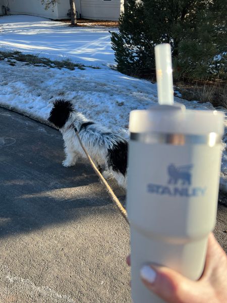 Dog walks are much more enjoyable when I bring along my Stanley cup!!🐕‍🦺

Stanley, to go mud, outdoor mug, 

#LTKunder100 #LTKfamily #LTKsalealert