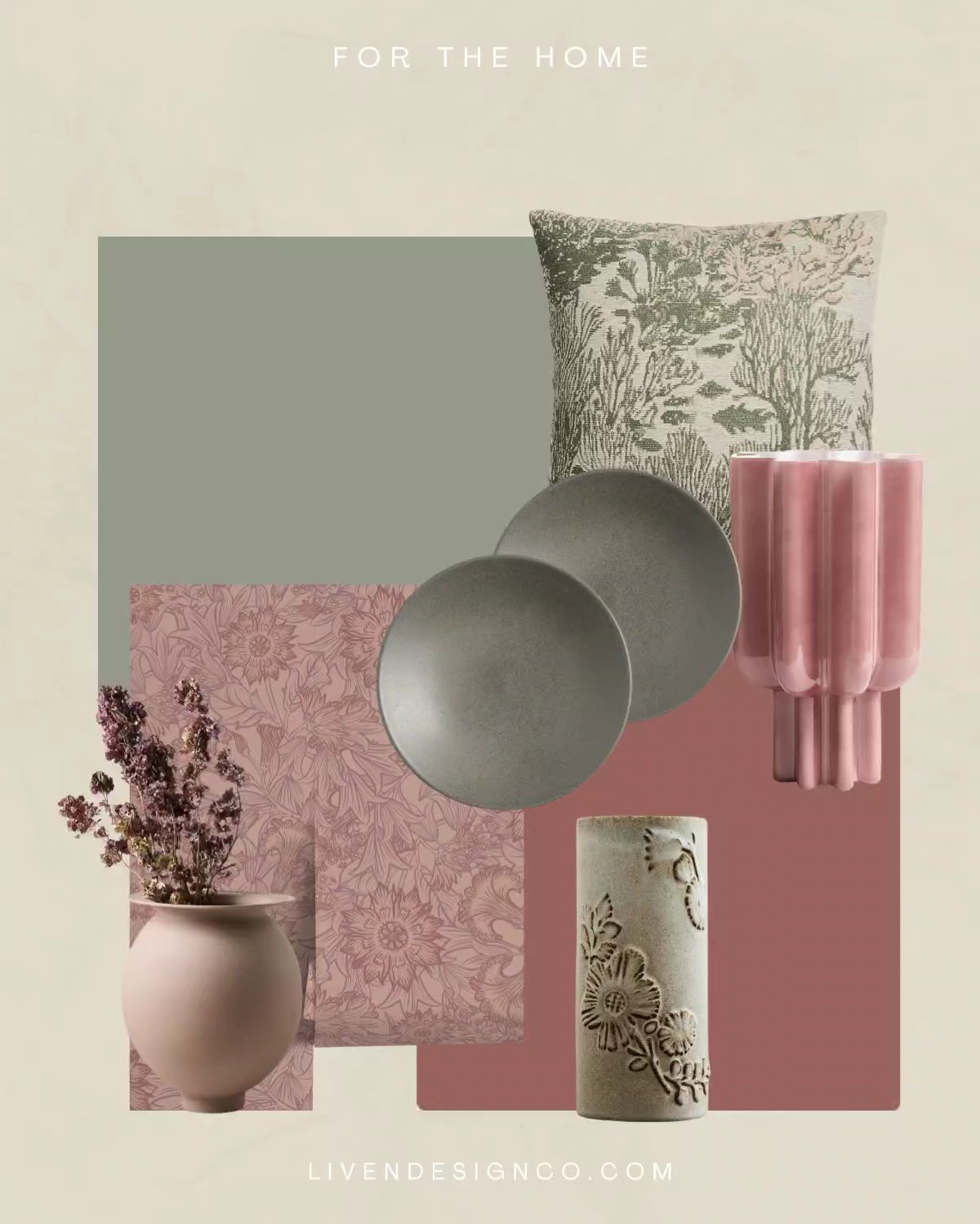 Home decor. Sage. Dusty rose. Mauve. Dinnerware. Stoneware. Throw pillows. Botanical wallpaper 

#LTKSeasonal #LTKHome #LTKSaleAlert