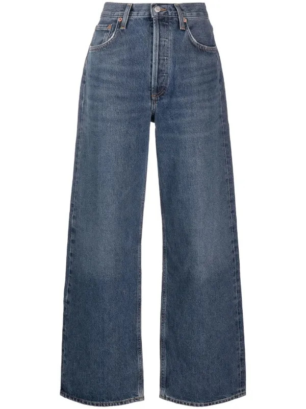 AGOLDE wide-leg Baggy Jeans - Farfetch | Farfetch Global