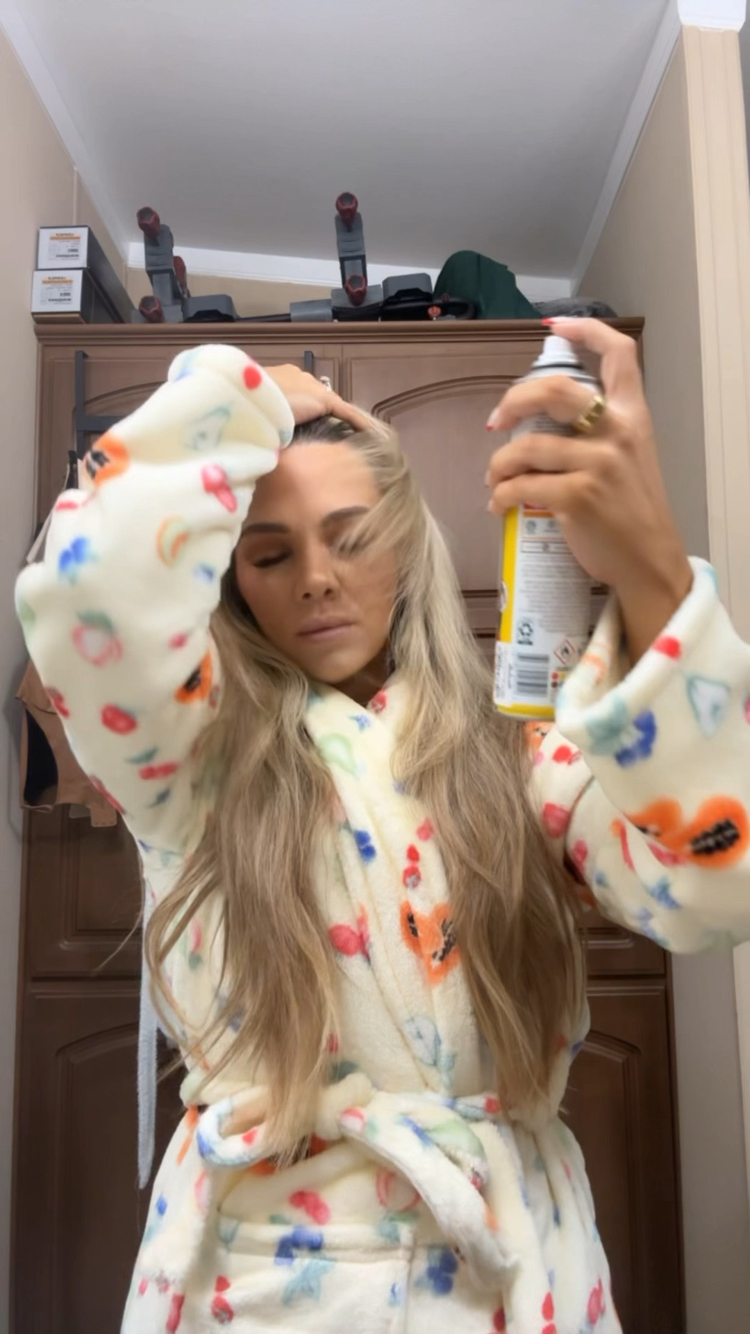 My curling iron. Hair spray. Dry shampoo. Baby monitor. Robe 

#LTKFindsUnder50 #LTKFindsUnder100 #LTKStyleTip