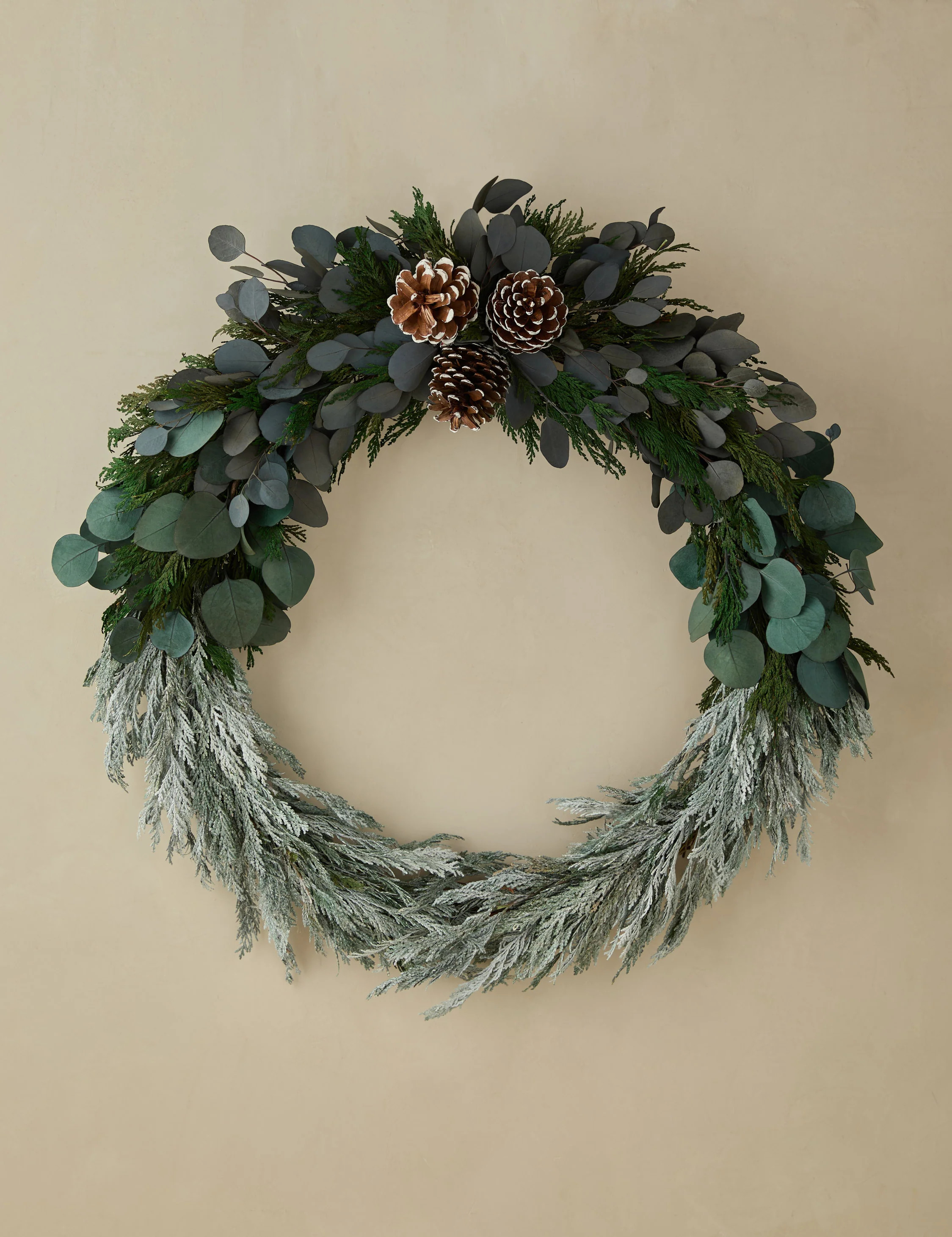 Preserved Winter Cedar Wreath | Lulu and Georgia 